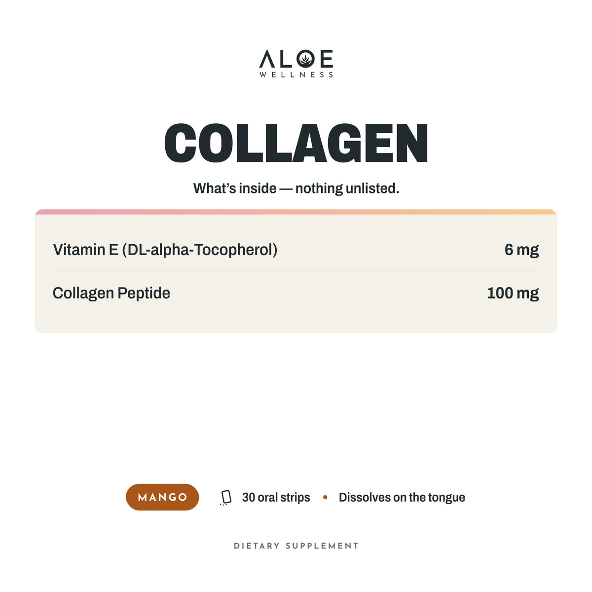 Collagen Strips: what's inside