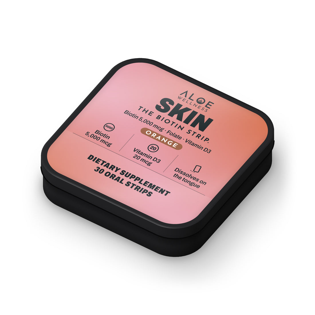 Skin Strips by ALOE Wellness, tin front