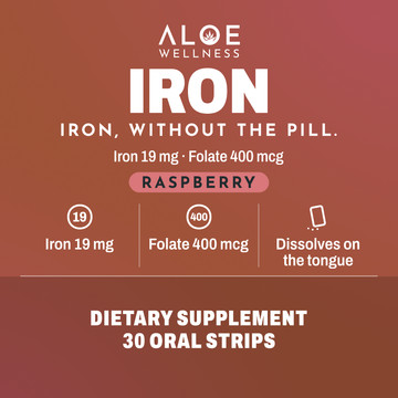 IRON label, ALOE Wellness